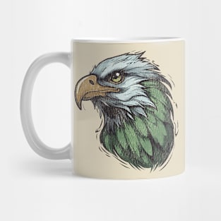 Eagles Head Vintage Mug